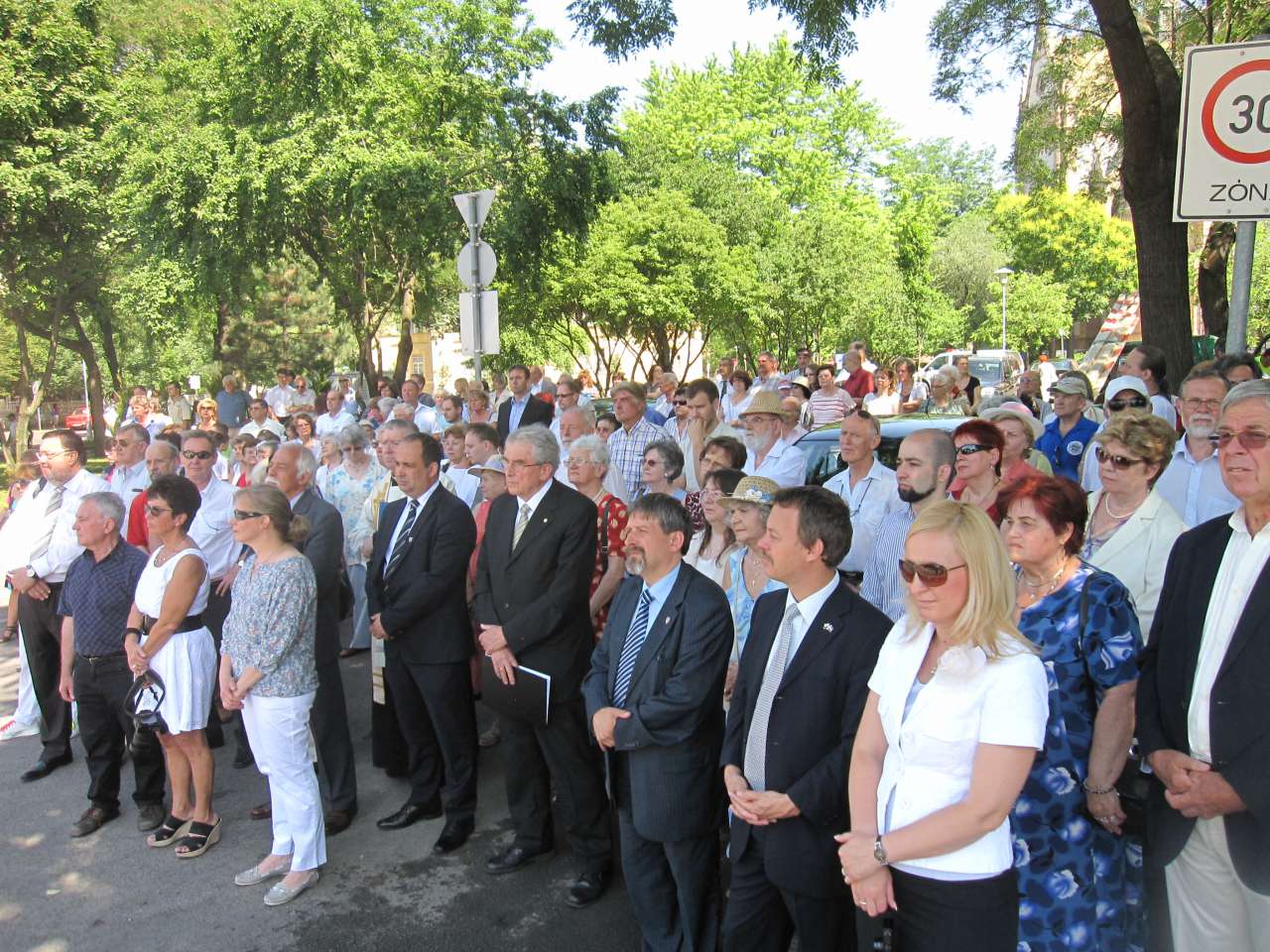 2014.06.10. Lechner szobor avatás